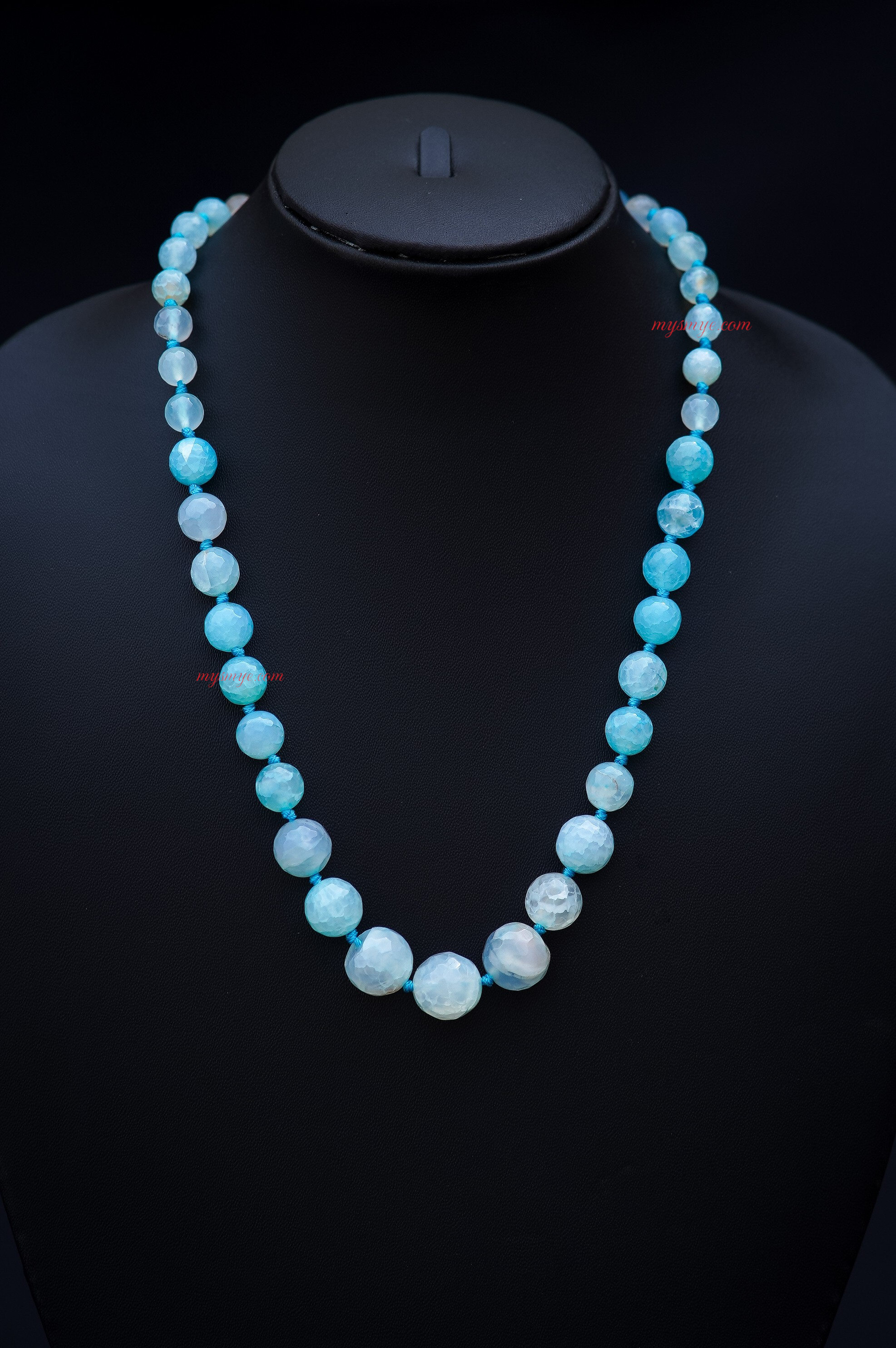 MySMyE - Bold & Beautiful - Dazzling Hot Pink Beaded Necklace