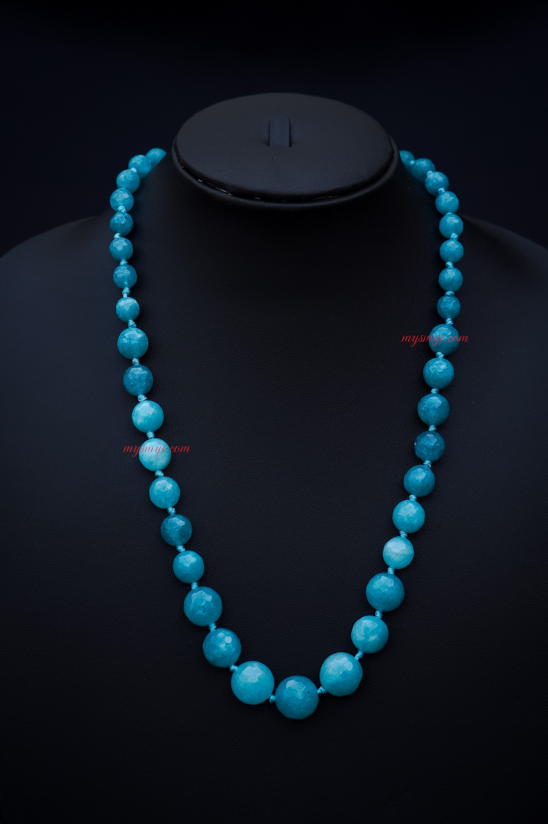 MySMyE - Bold & Beautiful - Dazzling Hot Pink Beaded Necklace